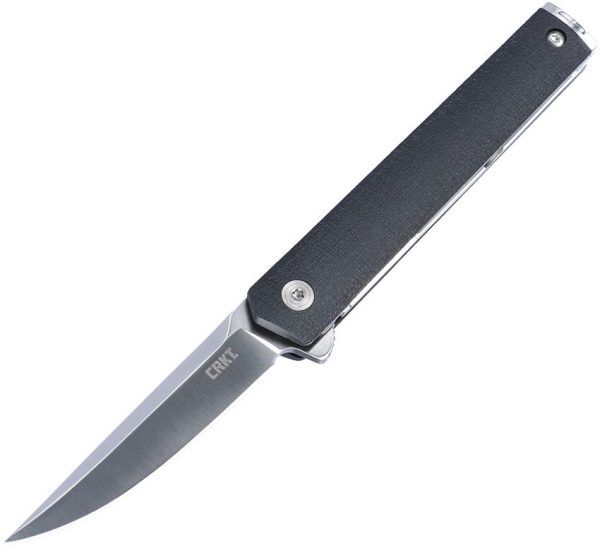 CRKT CEO Compact Linerlock - Black GRN Handle