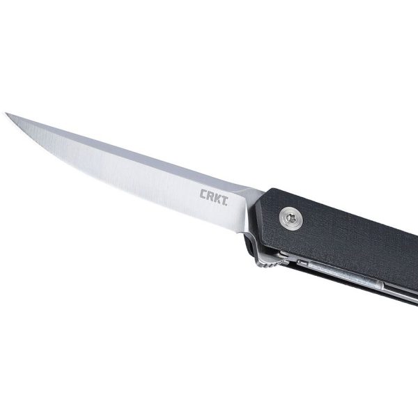 CRKT CEO Compact Linerlock - Black GRN Handle