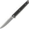 CRKT Seis Linerlock Black - Ball Bearing Pivot