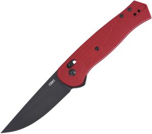 CRKT Sero Crossbar Lock - Red Coated S35VN