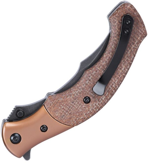CRKT Ritual Compact Linerlock - Brown Micarta