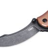 CRKT Ritual Compact Linerlock - Brown Micarta