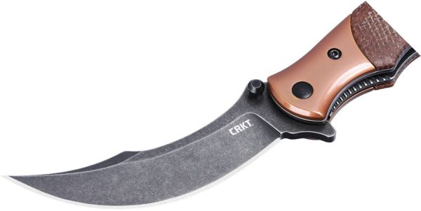CRKT Ritual Compact Linerlock - Brown Micarta