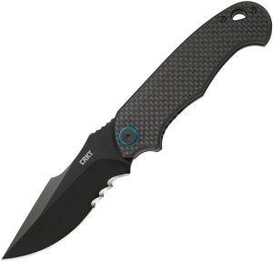 CR7920K.jpg CRKT P.S.D. Linerlock Black Serrated - Assisted