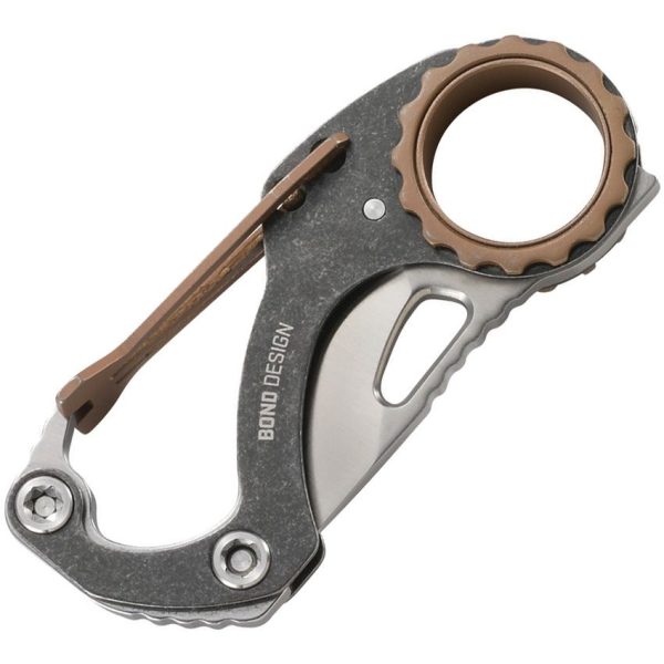 CRKT Compano Carabiner Silver - Slip Joint
