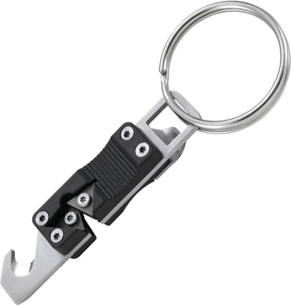 CRKT Microtool and Sharpener - Black Aluminum Multi-Tool