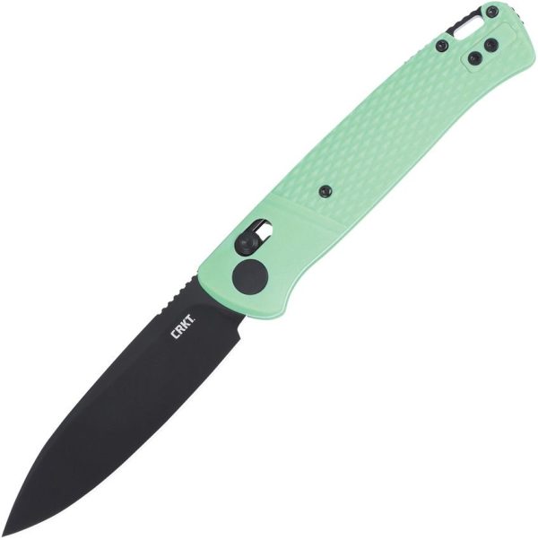 CRK430BKP.jpg CRKT Counterpart Mint Green Crossbar Lock Knife