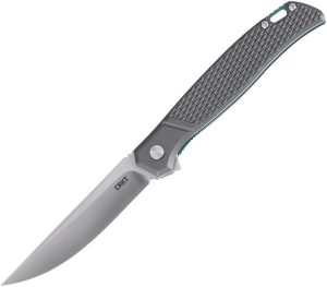 CRKT Scar Linerlock Gray Aluminum Folding Knife