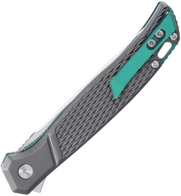 CRKT Scar Linerlock Gray Aluminum Folding Knife