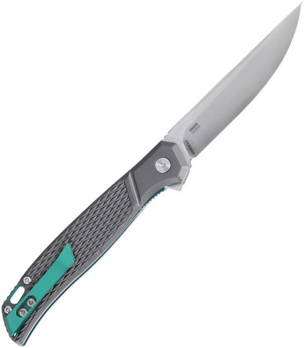 CRKT Scar Linerlock Gray Aluminum Folding Knife