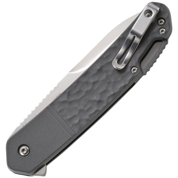 CRKT Bona Fide Linerlock Gray Aluminum Field Strip
