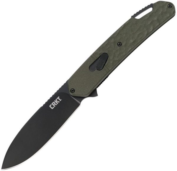 CRK542GKP.jpg CRKT Bona Fide Linerlock OD Green Stainless Blade