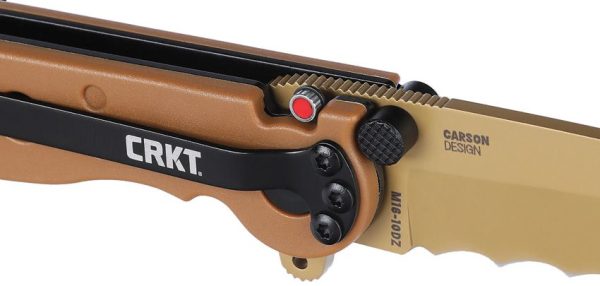 CRKT M16 Linerlock Desert Tan - Serrated Tanto