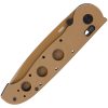 CRKT M16-14XD Crossbar Lock - Tan Serrated Tanto
