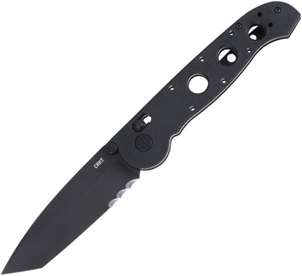 CRKT M16-14XK Crossbar Lock - Black Serrated Tanto