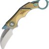 Critical Strike Predator Karambit Linerlock M390 Folding Knife