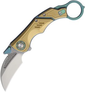 Critical Strike Predator Karambit Linerlock M390 Folding Knife