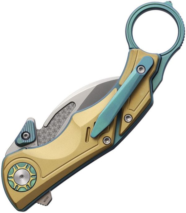 Critical Strike Predator Karambit Linerlock M390 Folding Knife