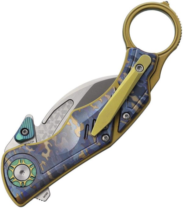 Critical Strike Predator Karambit Linerlock M390 Folding Knife