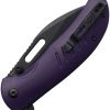 Critical Strike Zulu Button Lock Purple G10 Folding Knife