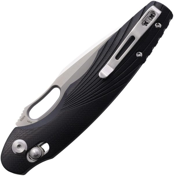Critical Strike X501 Slide Lock Black G10 Folding Knife