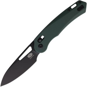 Critical Strike X503 Slide Lock Green G10 Drop Point