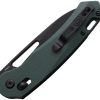 Critical Strike X503 Slide Lock Green G10 Drop Point