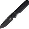 Critical Strike X504 Slide Lock Black Stonewash Drop Point