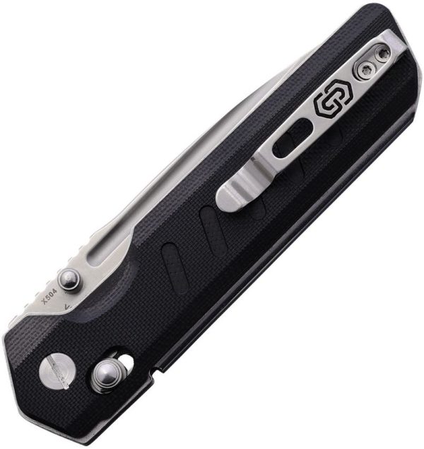Critical Strike X504 Slide Lock Black Satin Drop Point