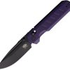 Critical Strike X504 Slide Lock Folding Knife - Purple G10