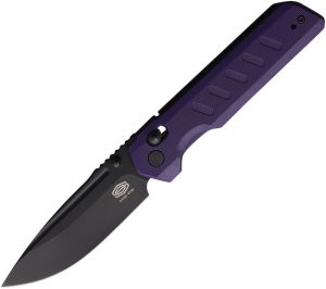 Critical Strike X504 Slide Lock Folding Knife - Purple G10