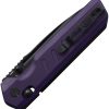 Critical Strike X504 Slide Lock Folding Knife - Purple G10