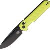 Critical Strike X504 Slide Lock Folding Knife - Yellow G10