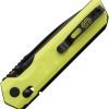 Critical Strike X504 Slide Lock Folding Knife - Yellow G10