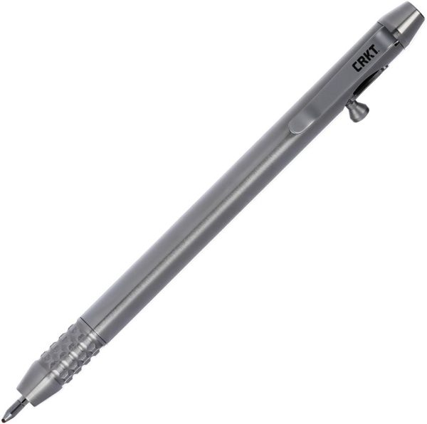 CRTPENBOND3.jpg CRKT BoltLiner Pen Gray - Tactical Stainless Pen