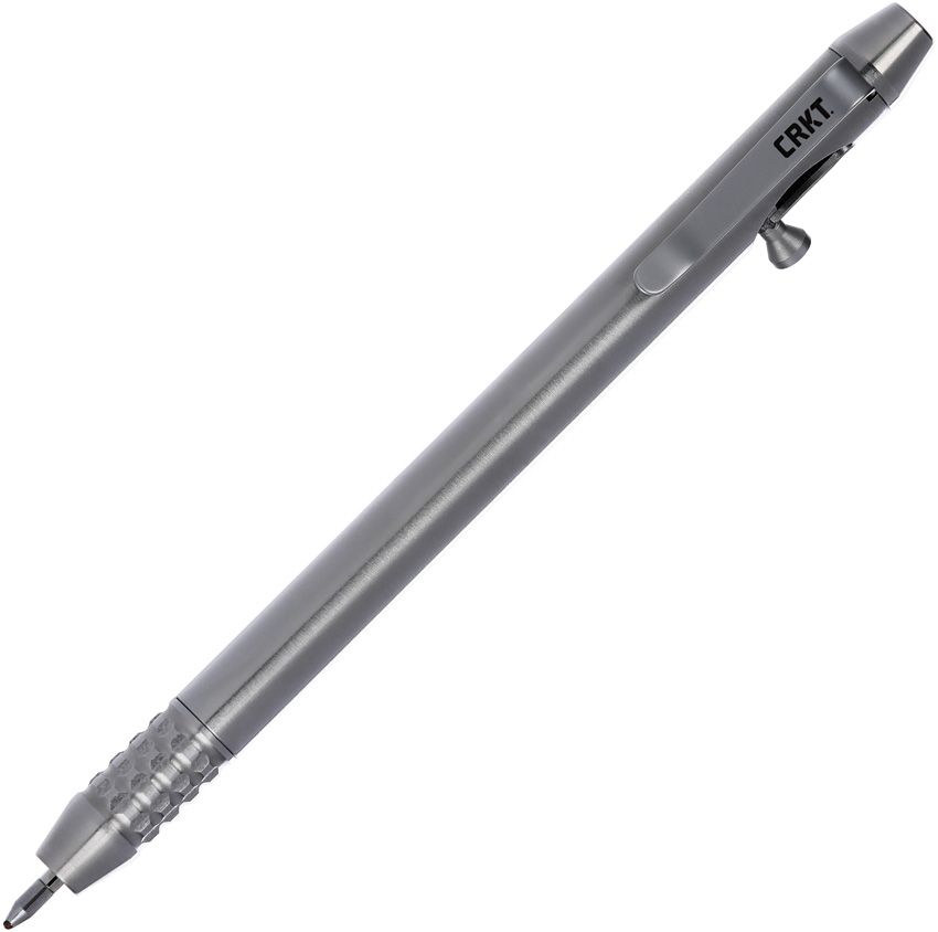 CRKT BoltLiner Pen Gray Bolt Action Stainless