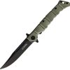Cold Steel Medium Luzon Linerlock OD - Black Blade