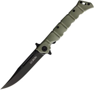 Cold Steel Medium Luzon Linerlock OD - Black Blade