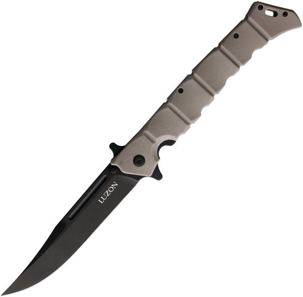 CS20NQXDEBK.jpg Cold Steel Large Luzon Linerlock DE - Black Blade