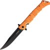 Cold Steel Large Luzon Linerlock Orange - Black Blade