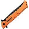 Cold Steel Large Luzon Linerlock Orange - Black Blade