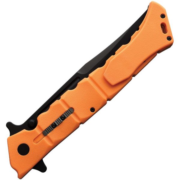 Cold Steel Large Luzon Linerlock Orange - Black Blade