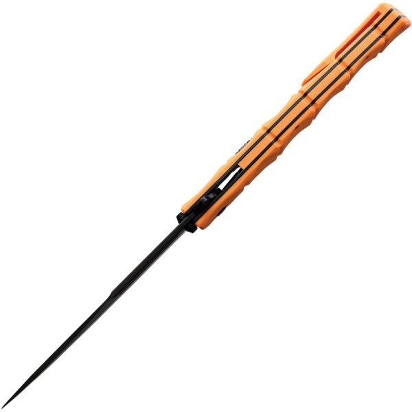 Cold Steel Large Luzon Linerlock Orange - Black Blade