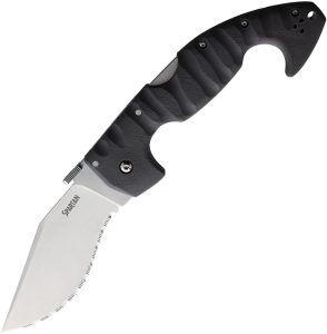 CS21SS.jpg Cold Steel Spartan Lockback Serrated - Gray Griv-Ex