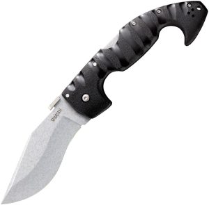 CS21ST.jpg Cold Steel Spartan Lockback Plain - Black Griv-Ex