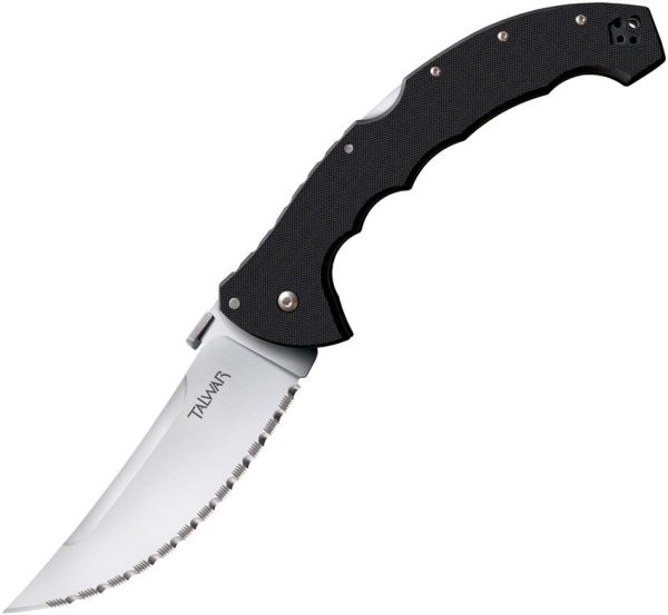 Cold Steel Talwar Lockback S35VN Serrated - Black G10
