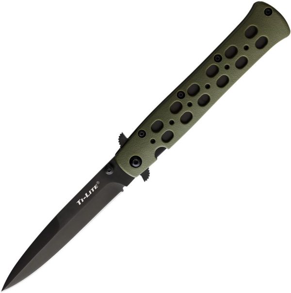 CS26SPODBK.jpg Cold Steel Ti-Lite Linerlock OD - Green Zytel AUS-8A