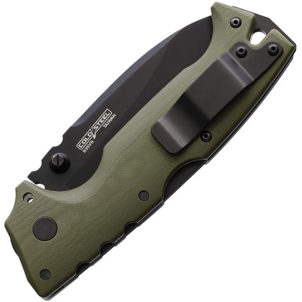Cold Steel AD-10 Lockback OD Green G10 Folding Knife