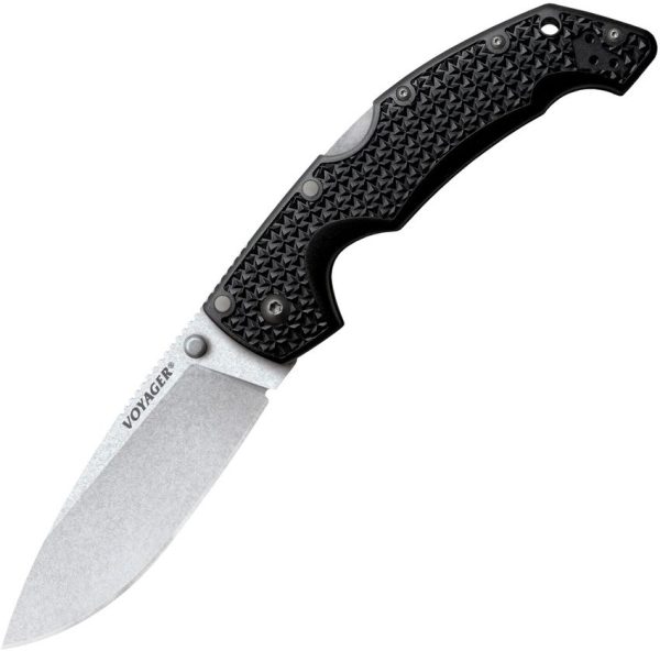 Cold Steel Large Voyager Lockback Drop Point AUS-10A