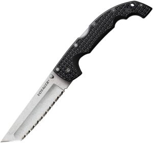 Cold Steel XL Voyager Tanto Lockback - Serrated AUS-10A